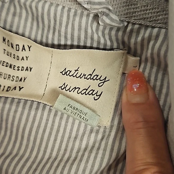 Anthropologie Saturday Sunday Rose's Rule floral moto jacket snap closure L.g. - Picture 5 of 10